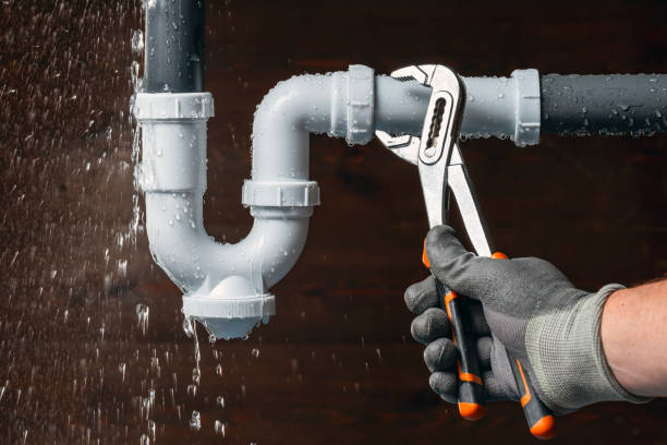 Professional Emergency Plumber technician working in Random Lake, WI